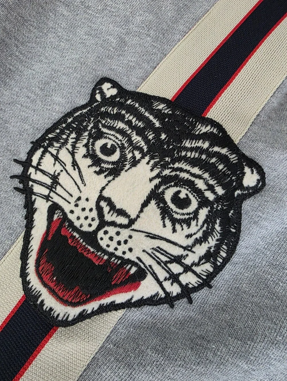 New Gucci Tiger Track Sweatpants In Grey EXCELLENT CONDITION 100% Authentic XS